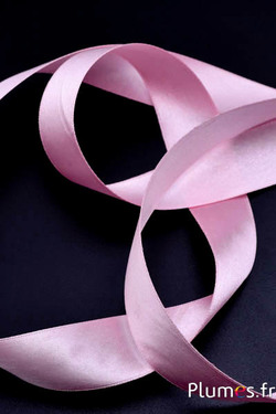 Nastro raso - larghezza 25 mm -  rosa chiaro